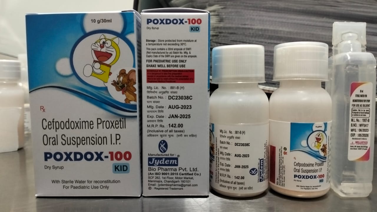 POXDOX 100 ML DRY SYP 